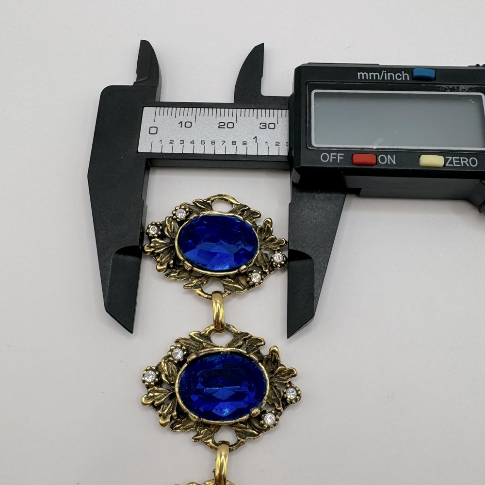 Vintage Crystal Statement Bracelet - image 7